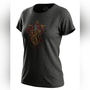 Warner Bros. Dark Gray Gryffindor Crest T-Shirt Size M